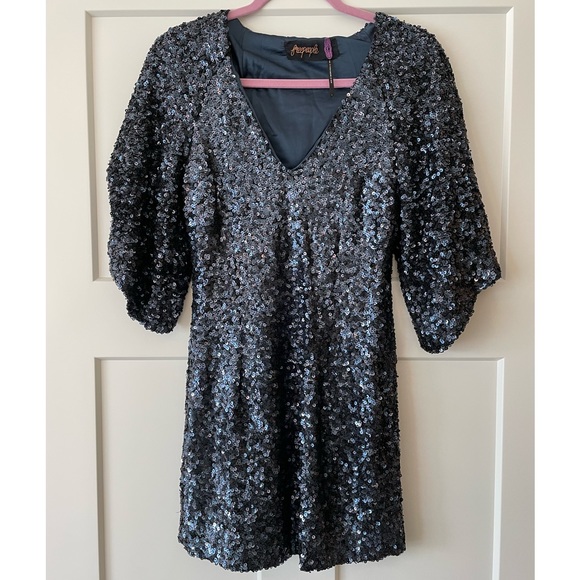 Free People Party Girl Sequin Mini Dress - Picture 2 of 9